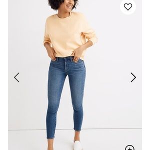 Madewell Curvy High Rise Skinny Crop
